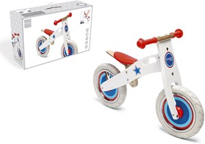 Scratch Houten Loopfiets Wit Met Ster scratch kopen in de aanbieding Scratch Houten Loopfiets Wit Met Ster scratch kopen in de aanbieding