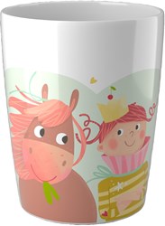 Haba beker prinses en paard - kindvriendelijke drinkbeker melamine