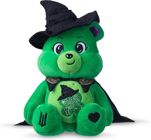 Care Bears pluche knuffel 22cm - Wicked Good Luck Bear als Elphaba - verzamelbaar