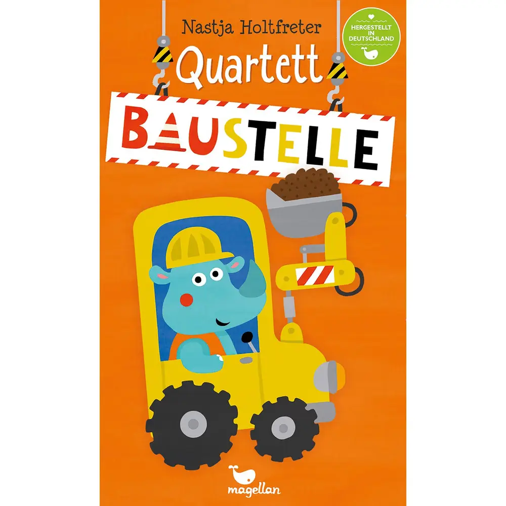 Magellan kaartspel Quartett bouwplaats voor kinderen vanaf 5 jaar
