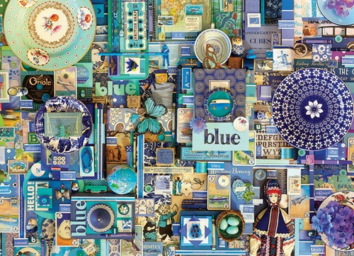 Cobble Hill puzzel Blue - 1000 stukjes