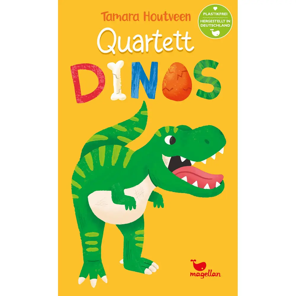 Magellan kwartet kaartspel dino's voor kinderen vanaf 5 jaar