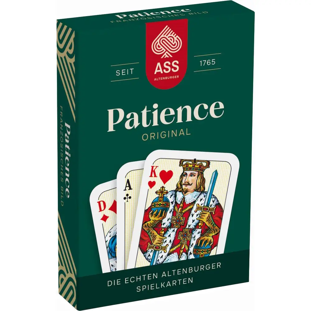 ASS Altenburger kaartspel Patience compact formaat 2 x 55 kaarten