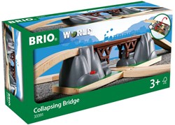 Brio speelgoed instortende brug - houten treinbaan accessoire 33391