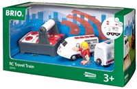 Brio RC locomotief met afstandsbediening - witte trein - 33510 - speelgoedtrein