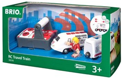 Brio RC locomotief met afstandsbediening - witte trein - 33510 - speelgoedtrein