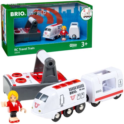 Brio RC locomotief met afstandsbediening - witte trein - 33510 - speelgoedtrein-2