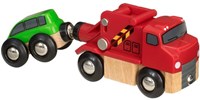 Brio Sleepwagen speelgoedauto met magneet - 33528 - rood-2