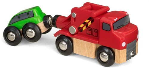 Brio Sleepwagen speelgoedauto met magneet - 33528 - rood-3