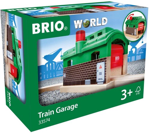 BRIO Treingarage met roldeuren - 33574