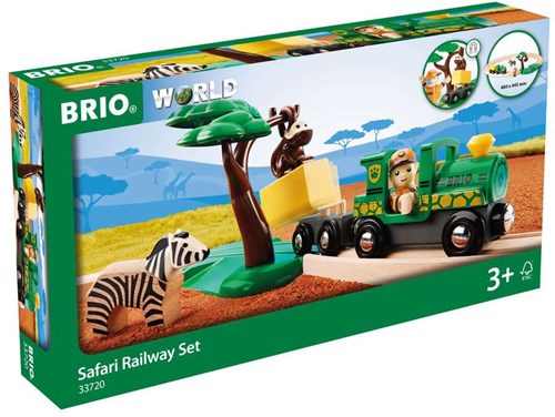Brio Treinset safari - Safari speelgoedtrein voor kinderen