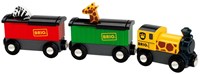 Brio Safari trein met safari dieren - kleurrijk houten speelgoed-2