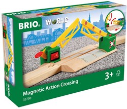 Brio Magnetische spoorwegovergang houten treinset accessoire - 33750