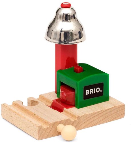Brio Magnetisch belsignaal - Speelgoed treinaccessoire rood-2