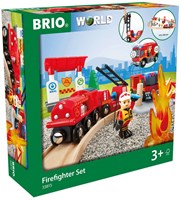 Brio treinset brandweer - Speelgoed treinset met brandweer thema
