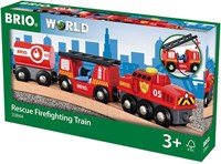 Brio brandweer trein speelgoed - Trein van de brandweer 33844