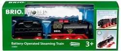 Brio stoomtrein op batterijen - speelgoedtrein met stoomeffect - 33884