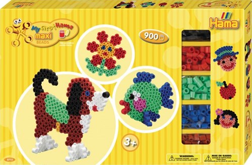Hama Maxi Strijkkralen Complete Set 900 Stuks - Creatief Speelgoed