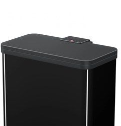 Hailo pedaalemmer afvalscheiding 26L zwart soft-close keuken
