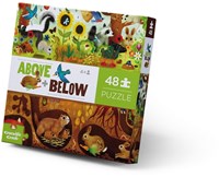 Crocodile Creek dubbelzijdige puzzel Backyard - 48 stukjes