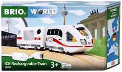 Brio speelgoedtrein ICE oplaadbaar - Trains of the world 36088