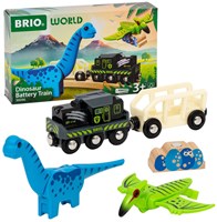 Brio Dinosaur Battery Train - Houten speelgoedtrein met dinosaurus thema-2