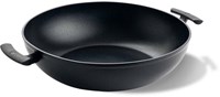 BK wokpan inductie keramisch 36 cm zwart PFAS-vrij aluminium