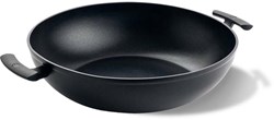 BK wokpan inductie keramisch 36 cm zwart PFAS-vrij aluminium