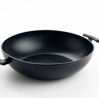BK wokpan inductie keramisch 36 cm zwart PFAS-vrij aluminium-3