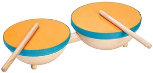 Plan Toys Houten Muziekinstrument Double Drum plan toys kopen in de aanbieding