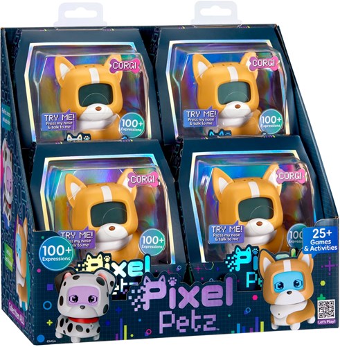 Pixel Pets interactieve speelgoedrobot dalmatiër hond digitaal huisdier