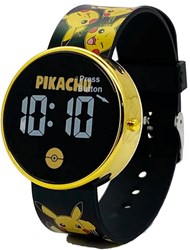 Accutime Pokemon kinderhorloge LED rond - stoer digitaal horloge