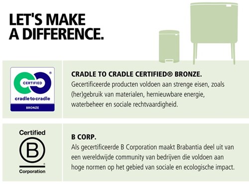 Brabantia pedaalemmer Newicon 3L mat staal - fingerprint proof prullenbak-3