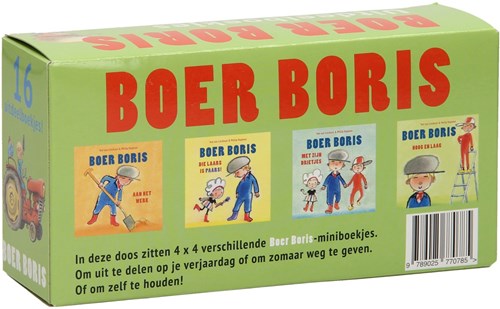 Gottmer Boer Boris kartonnen uitdeelboekjes set 4x4 voor kinderen-2