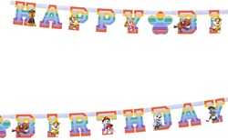 Haza PAW Patrol verjaardagsslinger - kleurrijke feestdecoratie 180cm