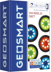 GeoSmart magnetische bouwset Wheel Set met wielen en motor