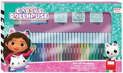 Multiprint Gabby's Poppenhuis kleurset met stempels 41-delig knutselset