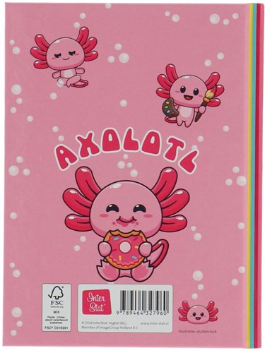 Image Books vriendenboek Axolotl hardcover 80 pagina's voor kinderen-2