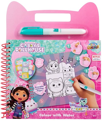 Canenco Gabby's Dollhouse waterkleurboekje creatief speelgoed voor kinderen-3