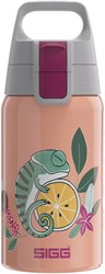 SIGG drinkfles Flora 0.5L - Roze - RVS - Kinderen - Lekvrij