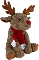 Take Me Home pluche eland knuffel grijs zittend 37cm speelgoed-2