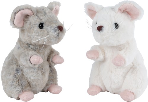 Take Me Home pluche muis knuffel zittend multicolor 19cm speelgoed-2