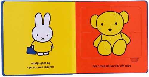 Nijntje puzzelboek logeren bij opa en oma - kartonboek 1+ jaar-3