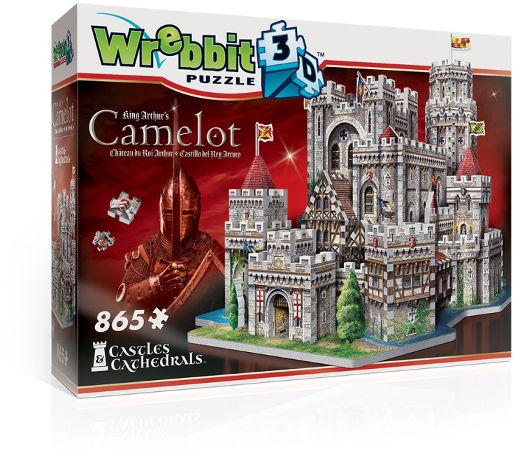 balkon gastheer Flitsend Wrebbit 3D Puzzel - King Arthur's Camelot - 865 st