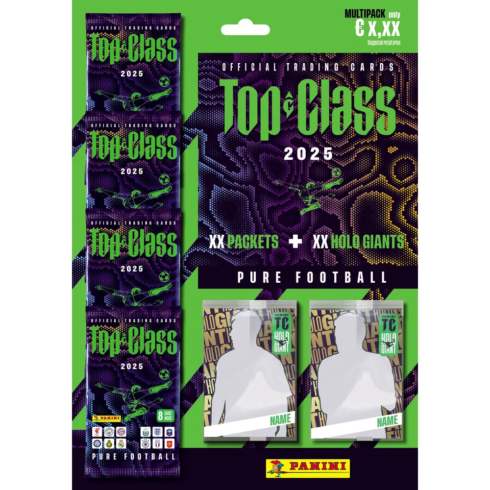 Panini voetbalkaarten Top Class 2025 TCs Multipack - verzamelkaarten