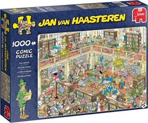 Jumbo puzzel Jan van Haasteren De Bibliotheek - 1000 stukjes