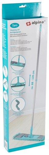 Alpina schoonmaakset telescoopsteel 7-delig microvezel dweil-2