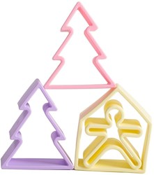 Dena siliconen speelset pastel kind huis boom set educatief speelgoed