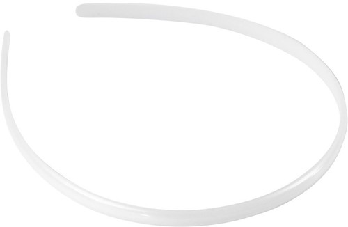 Creativ Company CC Haarbanden Wit 8 mm 20 stuks
