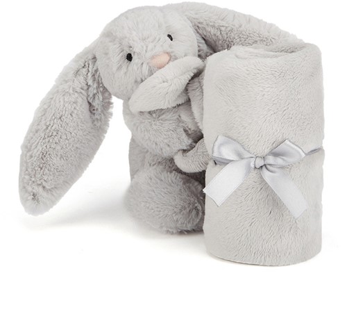 Jellycat Knuffeldoekje Bashful Zilveren